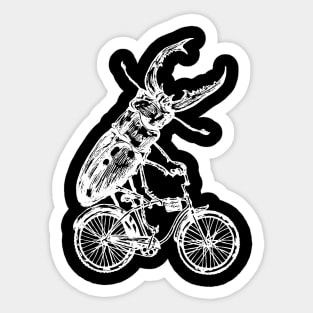 SEEMBO Beetle Cycling Bicycle Cyclist Bicycling Biking Biker Sticker